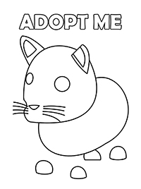 Adopt Me - Kleurplaat020