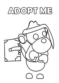 Adopt Me - Kleurplaat021