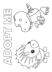 Adopt Me - Kleurplaat022