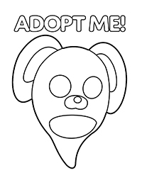 Adopt Me - Kleurplaat044