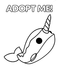 Adopt Me - Kleurplaat045