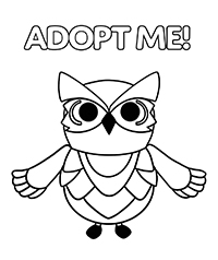 Adopt Me - Kleurplaat047