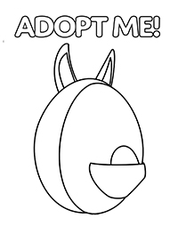 Adopt Me - Kleurplaat052