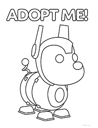 Adopt Me - Kleurplaat053