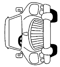 Auto - Kleurplaat019