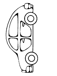 Auto - Kleurplaat022