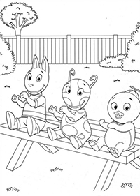 Backyardigans - Kleurplaat004