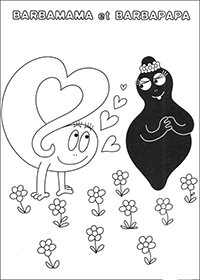 Barbapapa - Kleurplaat024