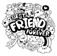 Bff Best Friends Forever - Kleurplaat013
