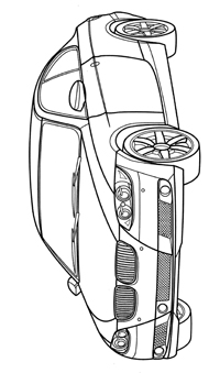 Bmw - Kleurplaat006