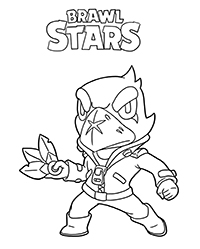 Brawl Stars - Kleurplaat002