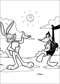 Bugs Bunny - Kleurplaat020