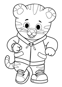 Daniel Tigers Neighbourhood - Kleurplaat003