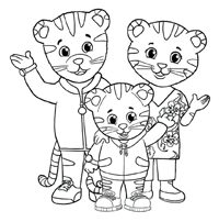 Daniel Tigers Neighbourhood - Kleurplaat009