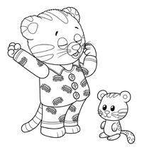 Daniel Tigers Neighbourhood - Kleurplaat011