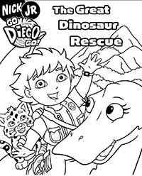 Diego Go Diego Go - Kleurplaat019