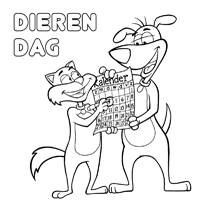 Dierendag - Kleurplaat019