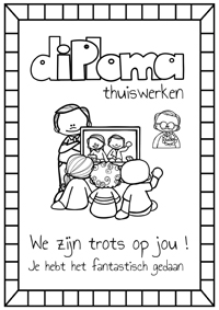 Diploma - Kleurplaat022