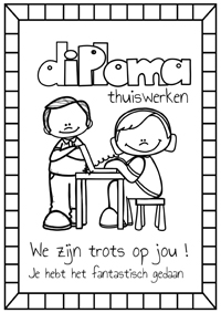 Diploma - Kleurplaat023