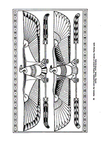 Egypte - Kleurplaat016