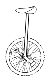 Fietsen - Kleurplaat011