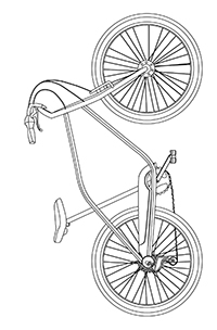 Fietsen - Kleurplaat012