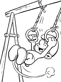 Fitness - Kleurplaat018