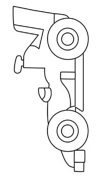 Formule 1 F1 - Kleurplaat003