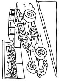 Formule 1 F1 - Kleurplaat011