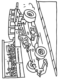 Formule 1 F1 - Kleurplaat012