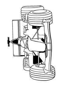 Formule 1 F1 - Kleurplaat017