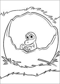 Good Dinosaur - Kleurplaat008