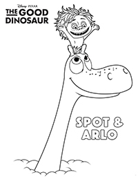 Good Dinosaur - Kleurplaat024