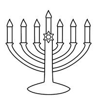 Hanukkah - Kleurplaat006