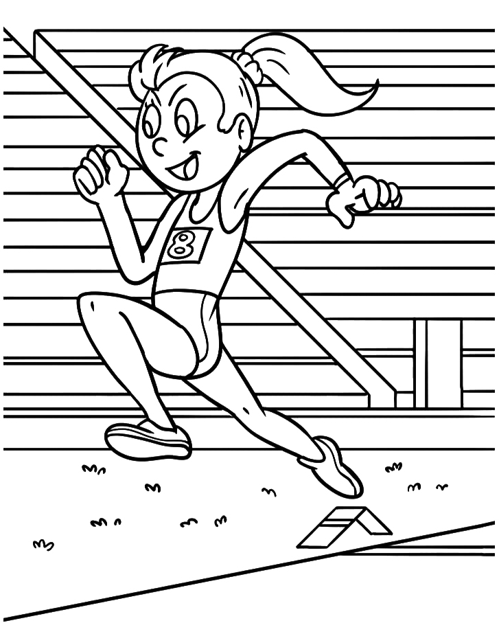 Hardlopen kleurplaten op Superkleurplaten.nl