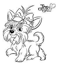 Jojo Siwa - Kleurplaat002