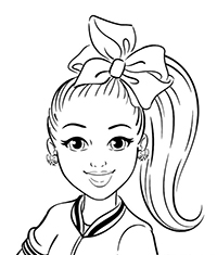 Jojo Siwa - Kleurplaat016