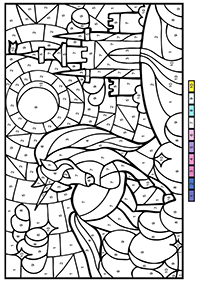 Kleuren Op Nummer - Kleurplaat012