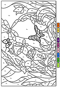 Kleuren Op Nummer - Kleurplaat015