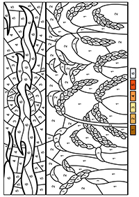 Kleuren Op Nummer - Kleurplaat017