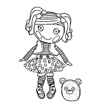 Lalaloopsy - Kleurplaat005