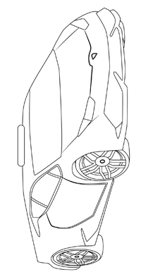 Lamborghini - Kleurplaat017