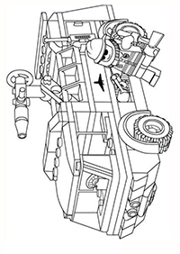 Lego City - Kleurplaat010