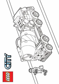 Lego City - Kleurplaat013