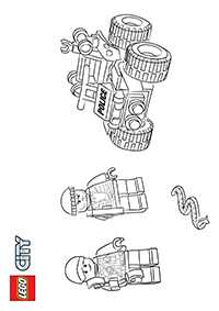 Lego City - Kleurplaat023