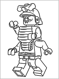 Lego Ninjago - Kleurplaat008
