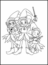 Magical Doremi - Kleurplaat017