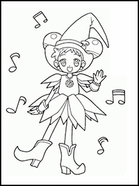 Magical Doremi - Kleurplaat027