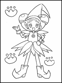 Magical Doremi - Kleurplaat028