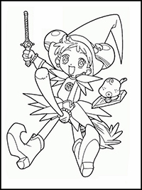 Magical Doremi - Kleurplaat029